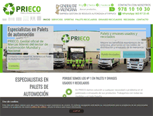 Tablet Screenshot of prieco.es